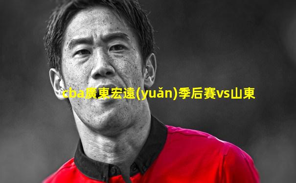 cba廣東宏遠(yuǎn)季后賽vs山東