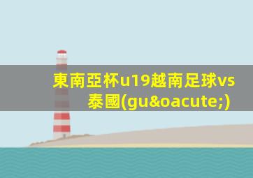 東南亞杯u19越南足球vs泰國(guó)